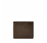 Fossil Herren Derrick Reisezubehör-Bi-Fold-Brieftasche, Grau