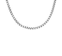 Collier FOSSIL "JEWELRY, JF04504710, JF04505040" Halsketten Gr. Edelstahl, Länge: 51 cm Breite: 2,8 mm, silberfarben (edelstahlfarben) Damen Colliers Edelstahl (53837144-0)