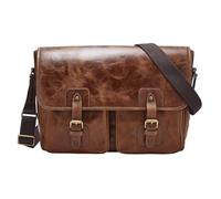 Fossil Herren GREENVILLE Braun Leder Messenger, MBG9560222