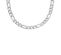 Fossil Herren-Halskette All Stacked Up aus Edelstahl, Farbe: Silber (Modell: JF04721040)