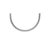 Kette ohne Anhänger FOSSIL "ALL STACKED UP, JF04576040, JF04575710" Halsketten Gr. Edelstahl, Länge: 55 cm Breite: 5 mm, silberfarben (edelstahlfarben) Damen Ketten ohne Anhänger Edelstahl (64700009-0)