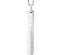 Fossil Herren-Halskette, Harlow Linear Texture Chain Halskette