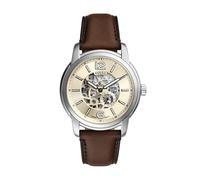 Fossil Herren Analog Automatik Uhr mit Leder Armband ME3264