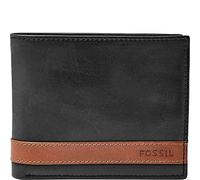 Fossil Herren Leder Bifold Geldbörse mit Münzfach für Männer