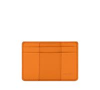 Fossil Herren Leder Minimalistische Kartenhülle Vordertasche Brieftasche, Everett Medium Orange, Everett Slim minimalistisches Kartenetui Fronttasche