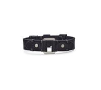 Fossil Herren Armband Machine schwarzes Leder One Size JF04946040