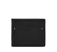 Fossil Herren Leder Slim Minimalist Bifold Front Pocket Wallet Anderson Black 11,4 cm L x 1,3 cm B x 8,9 cm H, Anderson Bifold