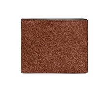 Fossil Herren Steven Leder Bifold Wallet für Männer, Mittelbraun, Faltbar