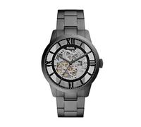 Fossil Herren Townsman Automatik Smoke Edelstahl Uhr, Gunmetal