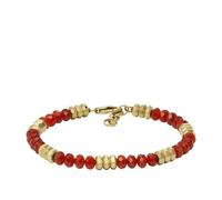Fossil Herrenarmband All Stacked Up Beads Achat rot, JF04606710