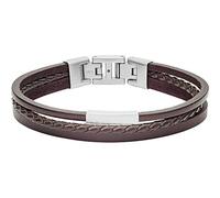 Fossil JF03323040 Armband Leder JF03323040 - Herren - Stainless Steel