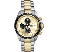 Fossil Herrenuhr Edelstahl bicolor Herren
