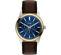 Fossil Herrenuhr Edelstahl braun Herren