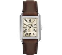 Fossil Herrenuhr Edelstahl braun, silber Herren