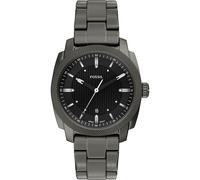 Fossil Herrenuhr Edelstahl grau Herren