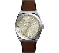 Fossil Herrenuhr Edelstahl One Size Herren