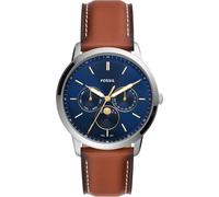 Fossil Herrenuhr Edelstahl One Size Herren