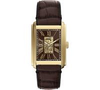 Automatikuhr FOSSIL "Carraway", braun, Armbanduhren, Herren, Automatikuhr, Armbanduhr, Mechanische Uhr, Lederarmband, analog (20285958-0) braun