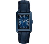 Quarzuhr FOSSIL "Carraway", blau, Armbanduhren, Herren, Quarzuhr, Armbanduhr, Herrenuhr, Lederarmband, analog (45174552-0) blau