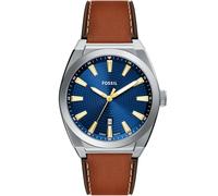 FOSSIL Herren Analog Quarz Uhr mit Leder Armband FS6115