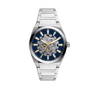 Fossil, Armbanduhr, Everett Automatic, Silber, (Analoguhr, 42 mm)