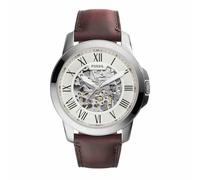 Fossil Herren Analog Automatik Uhr mit Leder Armband ME3099