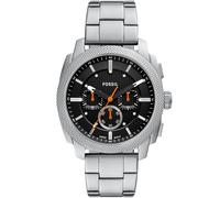 Fossil Herrenuhr Machine Chronograph - Silber