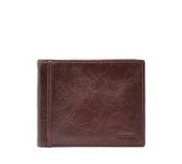 Fossil Brieftasche für Herren Ingram, Leder Bifold braun 11,43 cm L x 1,9 cm B x 8,89 cm H ML3784200