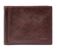 Fossil Brieftasche für Herren Ingram, Leder Bifold braun 11,43 cm L x 1,9 cm B x 8,89 cm H ML3784200