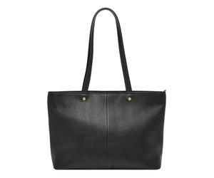 FOSSIL Jessie Top Zip Tote Black