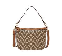 Fossil Jolie Brown Leder oder Wildleder Crossbody-Tasche für Frauen