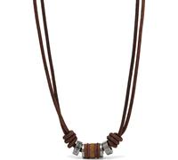 Fossil Kette Leder One Size Herren