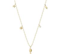 Fossil JA7317710 Damen Collier Messing Gold weiß Perlen 45,7 cm