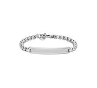 Fossil Knox JF04767040 - Bracelet in Silberfarbenem Edelstahl für Herren, Einheitsgröße, Edelstahl, keine Edelsteine