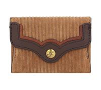 Fossil Kreditkartenetui Leder 10 cm camel corduroy (SL8239-249) braun