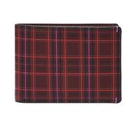 Fossil Leder Kartenetui Bronson Front Pocket Wallet Bifold Eggplant rot