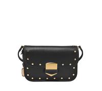 Fossil Lennox Flap Crossbody, klein, schwarz mit Nieten