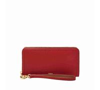 Fossil Logan RFID Zip Around Clutch Garnet