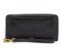 FOSSIL Logan RFID Zip Around Clutch Black