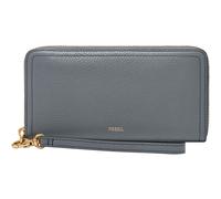 FOSSIL Logan RFID Zip Around Clutch Nostalgia Blue