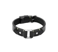 Fossil Herren Armband Machine schwarzes Leder One Size JF04946040