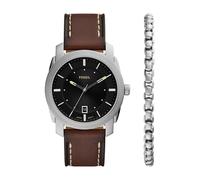 Fossil Machine Uhr für Herren, Chronographenwerk mit Edelstahl- oder Lederarmband