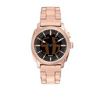 Fossil Machine Uhr für Herren, 41-mm Ana-Digi-Big Tic-Uhrwerk mit Edelstahl- oder Lederarmband