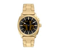 Fossil Machine Uhr für Herren, 41-mm Ana-Digi-Big Tic-Uhrwerk mit Edelstahl- oder Lederarmband