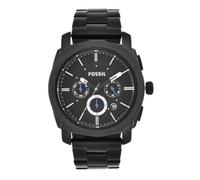 Fossil Machine Uhr für Herren, 45mm Quarz-Chronographenwerk mit Edelstahl- oder Lederarmband