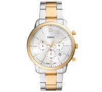 Fossil Herren Analog Quarz Uhr mit Edelstahl Armband FS6112