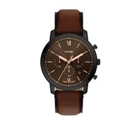 Fossil Neutra Uhr für Herren, Quarz-Chronographenwerk mit Lederarmband