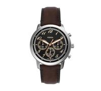 Fossil Neutra Uhr für Herren, Quarz-Chronographenwerk mit Lederarmband