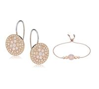 Fossil Ohrringe Für Frauen, 1,27 Cm Rose Gold Edelstahl-Ohrringe, JF01737791