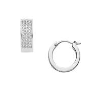 Fossil Ohrringe Für Frauen, 15.4mm X 5mm Silber Edelstahl-Ohrringe, JOF00168040